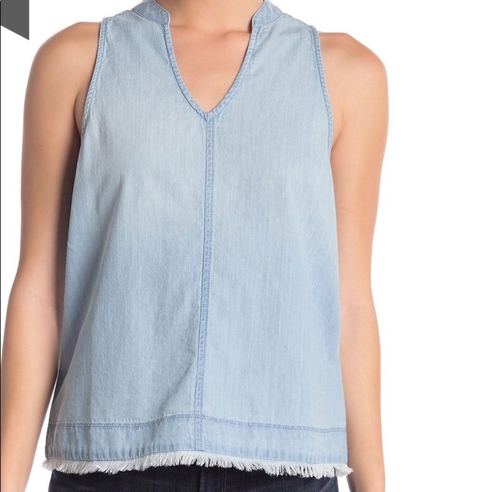 Susina Chambray Tank Top